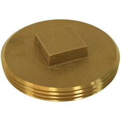 1-1/4 in. Brass Raised Head Plug
