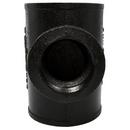 Black Spigot x Spigot x FNPT NH-119 Domestic Cast Iron Sanitary Tee 