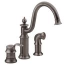 Single Handle High Arc Kitchen Faucet with Side Spray in Oil Rubbed Bronze