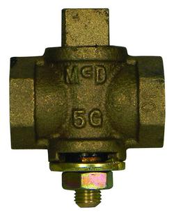 1 in. Bronze 2 psig FNPT Lever Handle Plug Valve