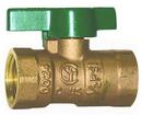 1 in. Forged Brass FNPT Quarter Turn Handle Gas Ball Valve