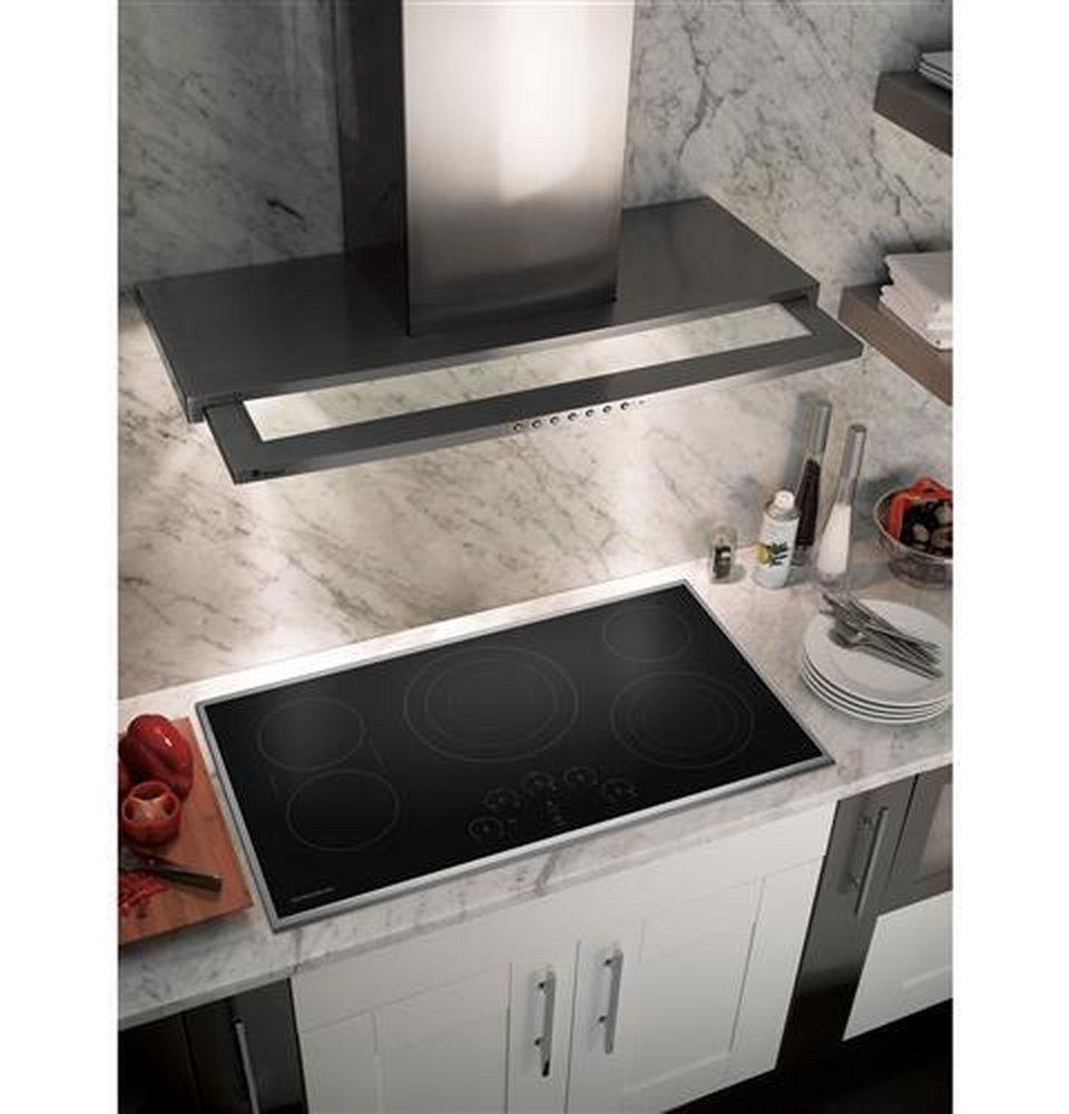 Monogram&reg; Stainless Steel 36 in. Slide-Out Range Hood 