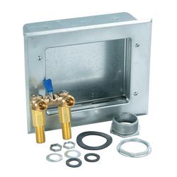 Right Drain Single-level Galvanized MIP/Sweat Washing Machine Supply Box