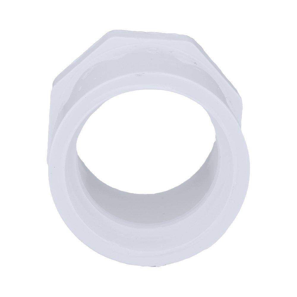 White PVC Schedule 40 Bushing 