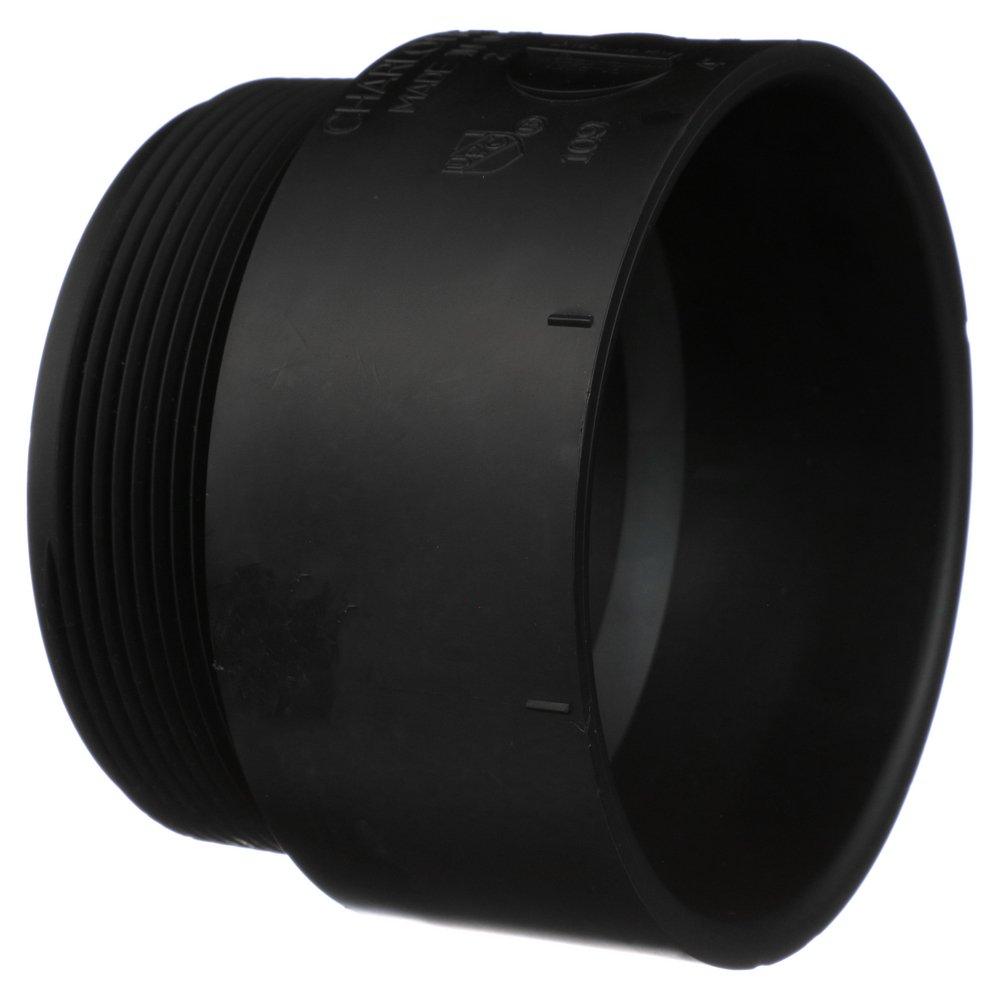 Black ABS DWV Male Adapter 