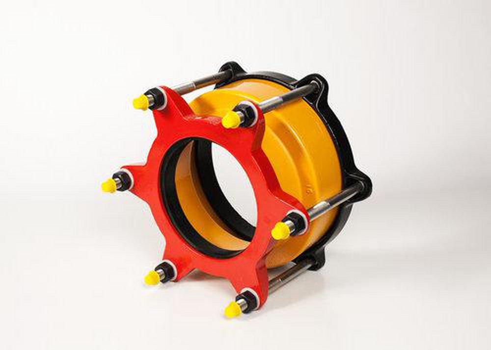 Romac Industries Shop Coated Restraint Joint Reducing Ductile Iron Coupling 