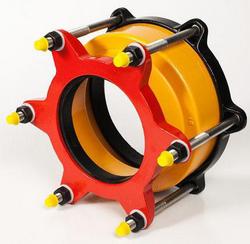 4 x 3 in. Shop Coated Restraint Joint Reducing Ductile Iron Coupling