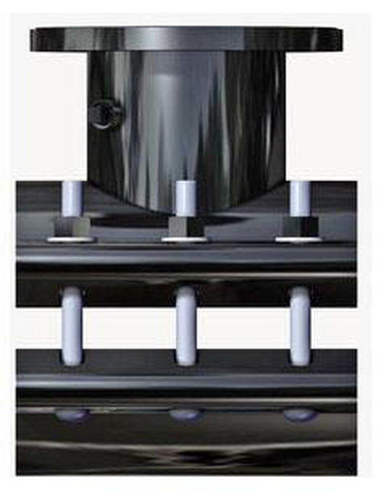 Romac Industries NPT Epoxy Coated Carbon Steel Tapping Sleeve 8.98 - 9.37 in. 