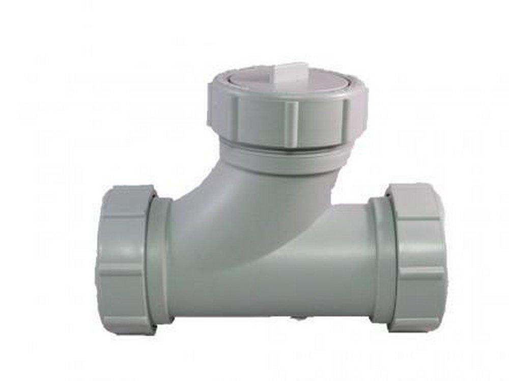 Enfield Mechanical Joint Straight and Sanitary Schedule 40 Polypropylene Tee 