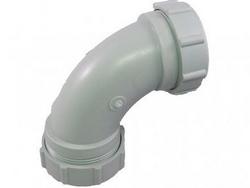 1-1/2 in. Mechanical Joint Straight Schedule 40 Polypropylene Closet 1/4 Degree Bend