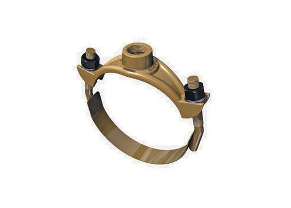 Romac Industries Bronze IP Single Strap Saddle 