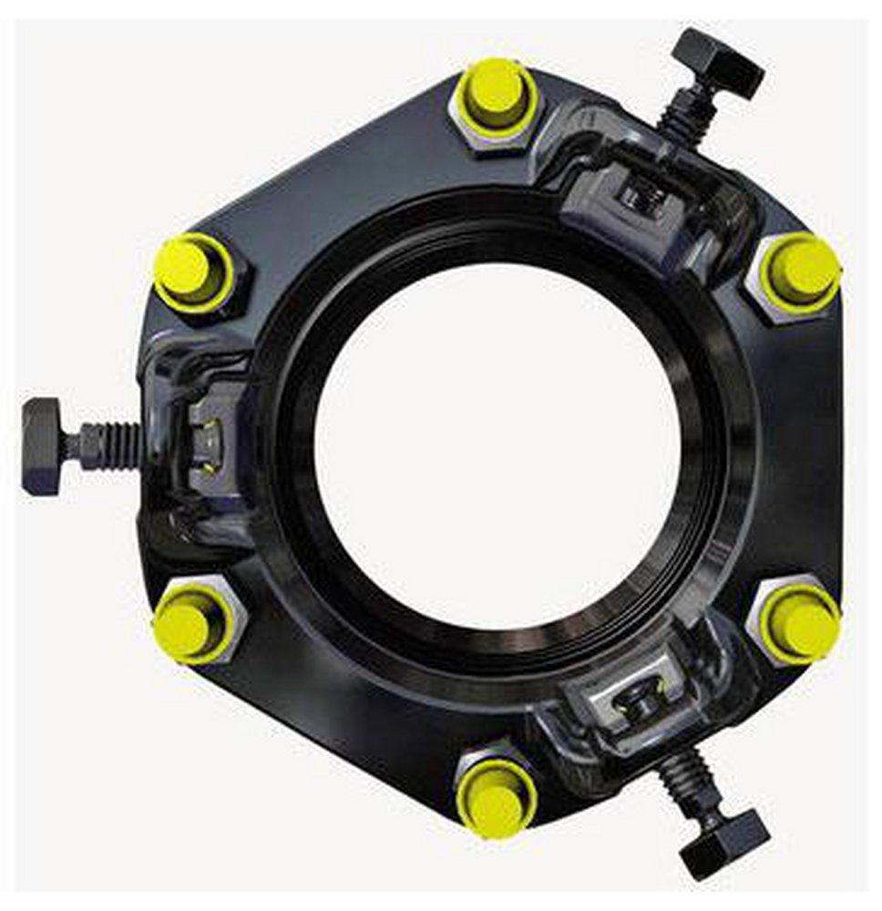 Romac Industries Ductile Iron Cast Iron Pipe and Steel Pipe Restrained Flange Adapter 