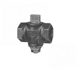 1 in. Tamperproof Gas Stop Valve in Black