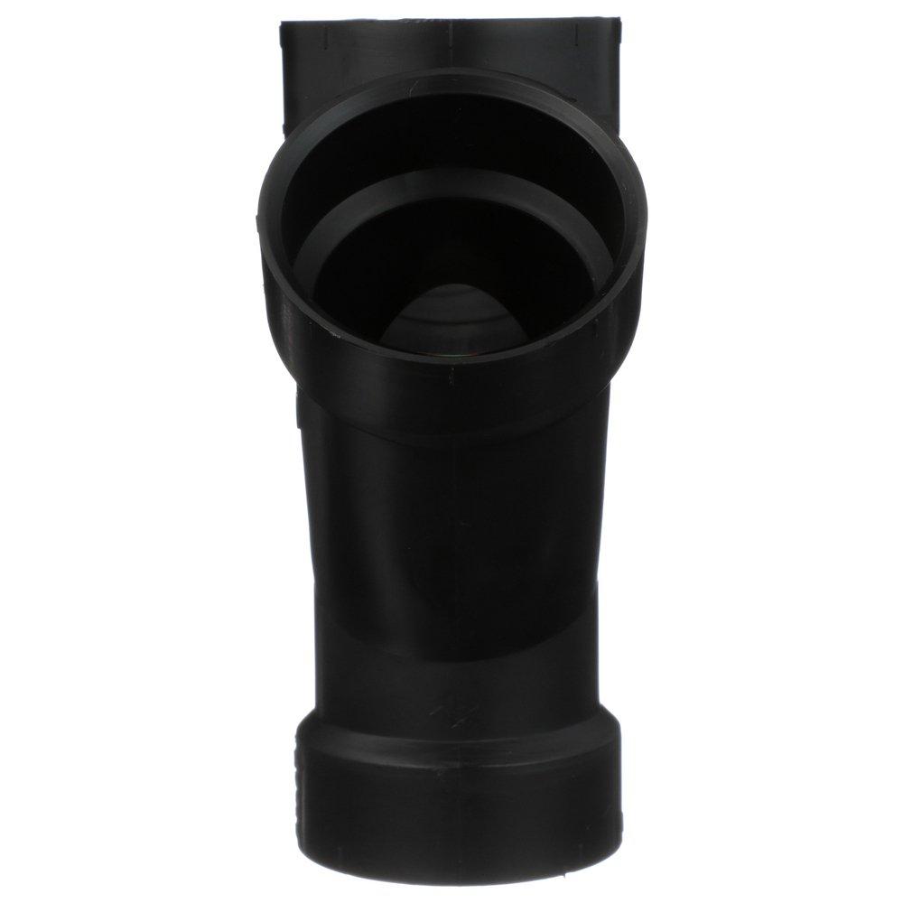 Black ABS DWV Double Wye 