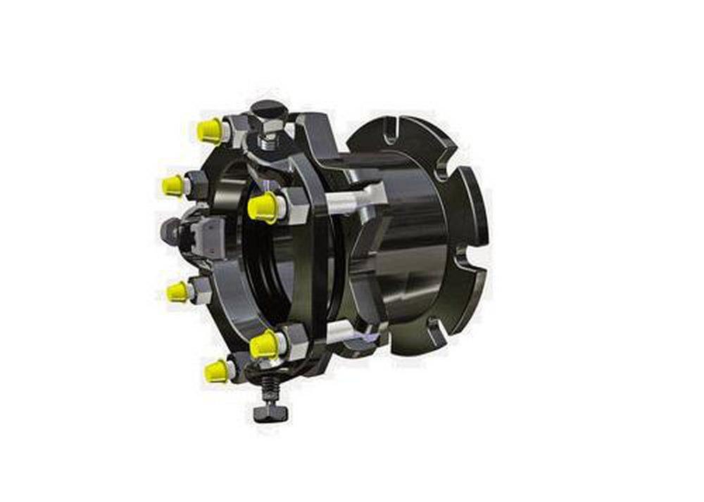 Romac Industries 10-1/4 in. Flanged Ductile Iron Coupling 