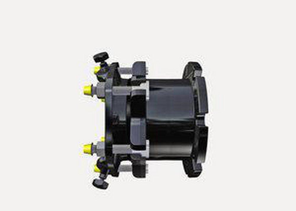 Romac Industries 10-1/4 in. Flanged Ductile Iron Coupling 