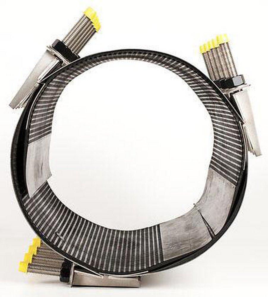 Romac Industries 16 X 20 Stainless Steel Repair Clamp 17.10-18.30 