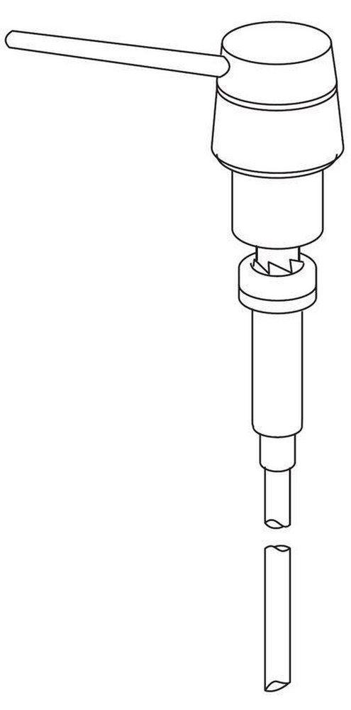 Moen Chrome Liquid Dispenser Pump and Nozzle Assembly 
