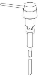 Liquid Dispenser Pump and Nozzle Assembly in Polished Chrome