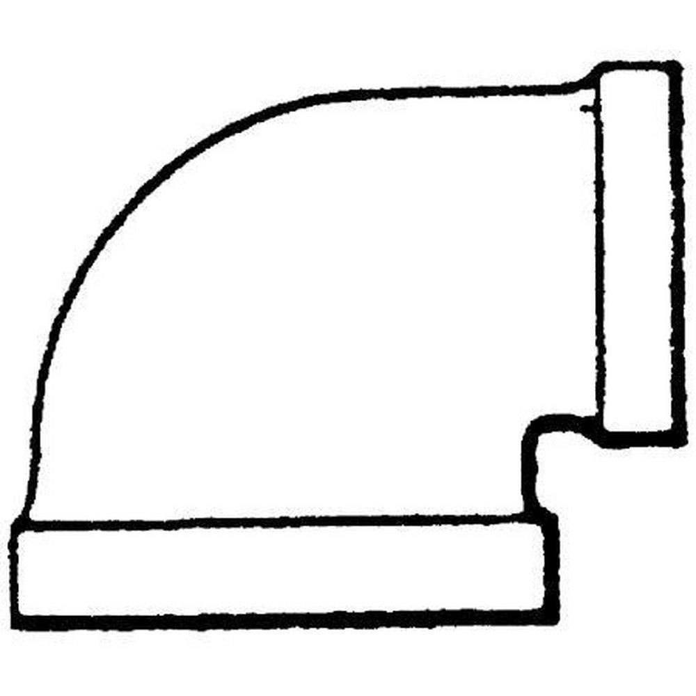 FPT 150# Domestic Black Malleable Iron 90 Degree Elbow 