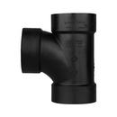 Black ABS DWV Sanitary Tee 