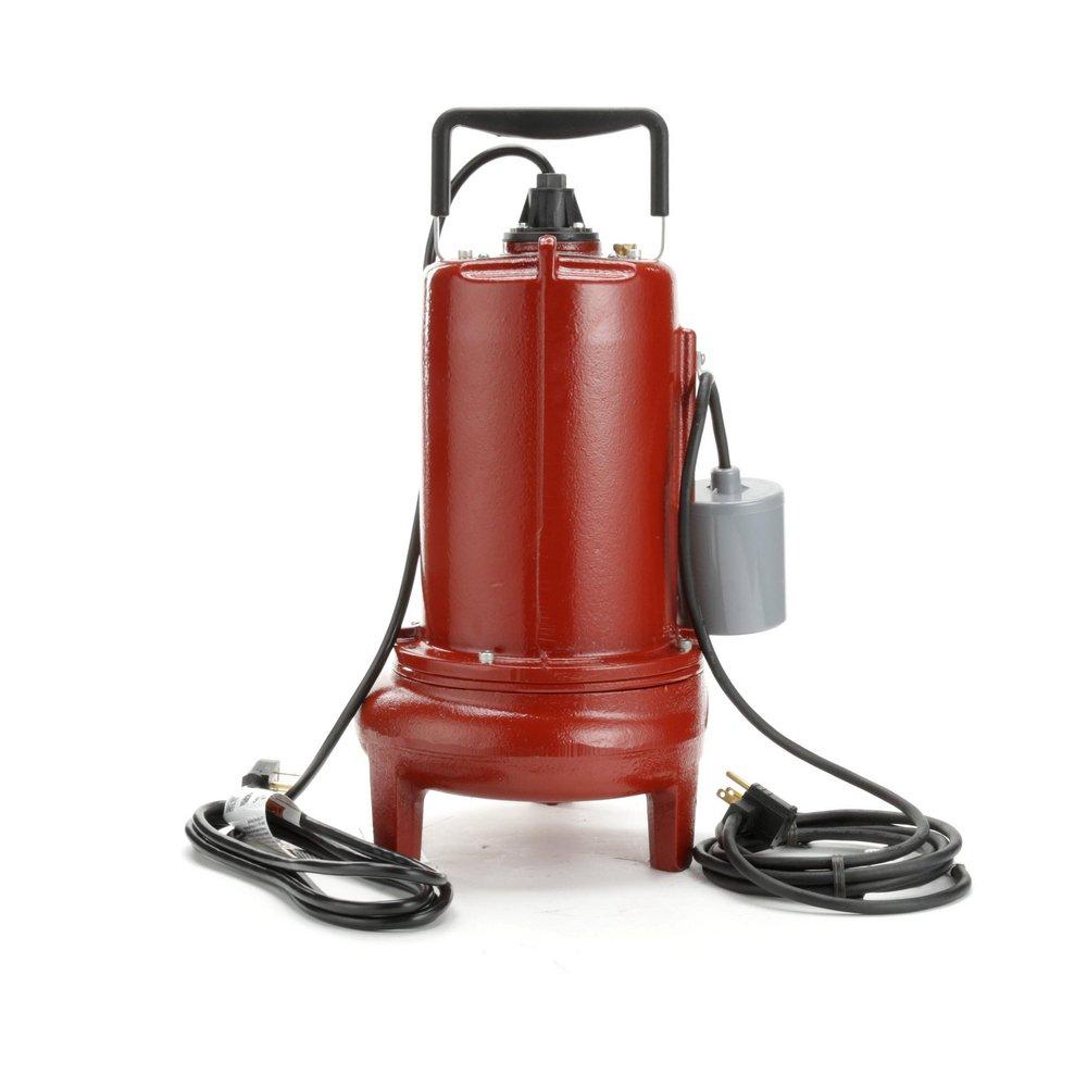 Liberty Pumps Red Cast Iron Submersible Sewage Pump 