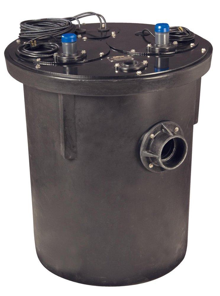 3/4 HP 208-230V Cast Iron Sewage Pump 