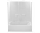 Aquatic White 32 x 60 in. Tub and Shower with Left Hand Drain 