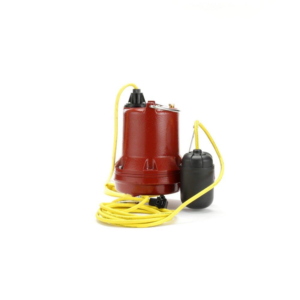 4/10 HP 115V Cast Iron High Temperature Effluent Pump 