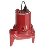 115V 1/2 hp Single Phase Cast Iron Manual Sewage Pump with 25 ft. Cord