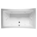 72 x 36 in. Combo Drop-In Bathtub with Center Drain in White