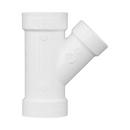 White PVC DWV Wye 