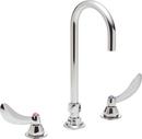 Delta Faucet Chrome Two Handle Wristblade Deck Mount Service Faucet 