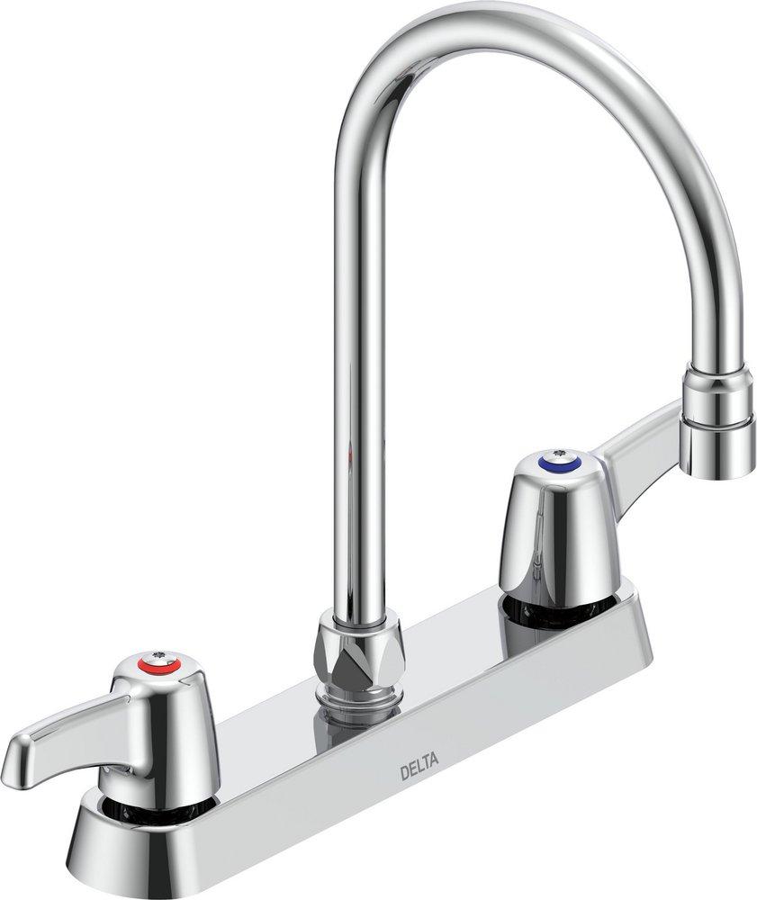Delta Faucet Chrome Two Handle Kitchen Faucet 
