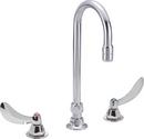 Delta Faucet Chrome Two Handle Widespread Bathroom Sink Faucet 