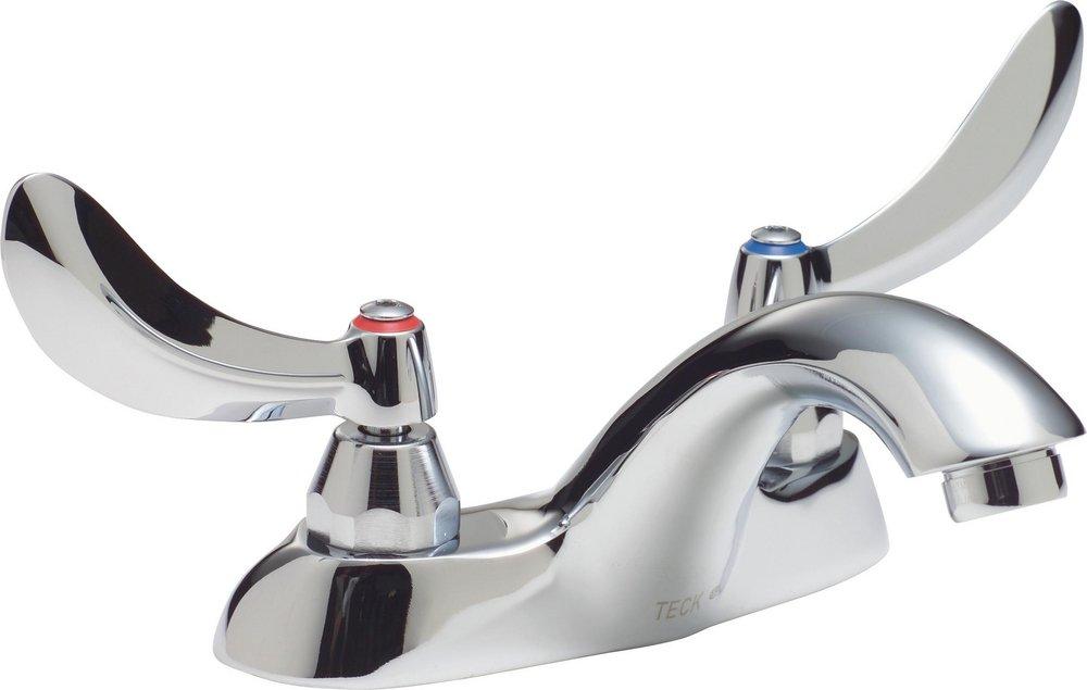 Delta Faucet Chrome Two Handle Centerset Bathroom Sink Faucet 
