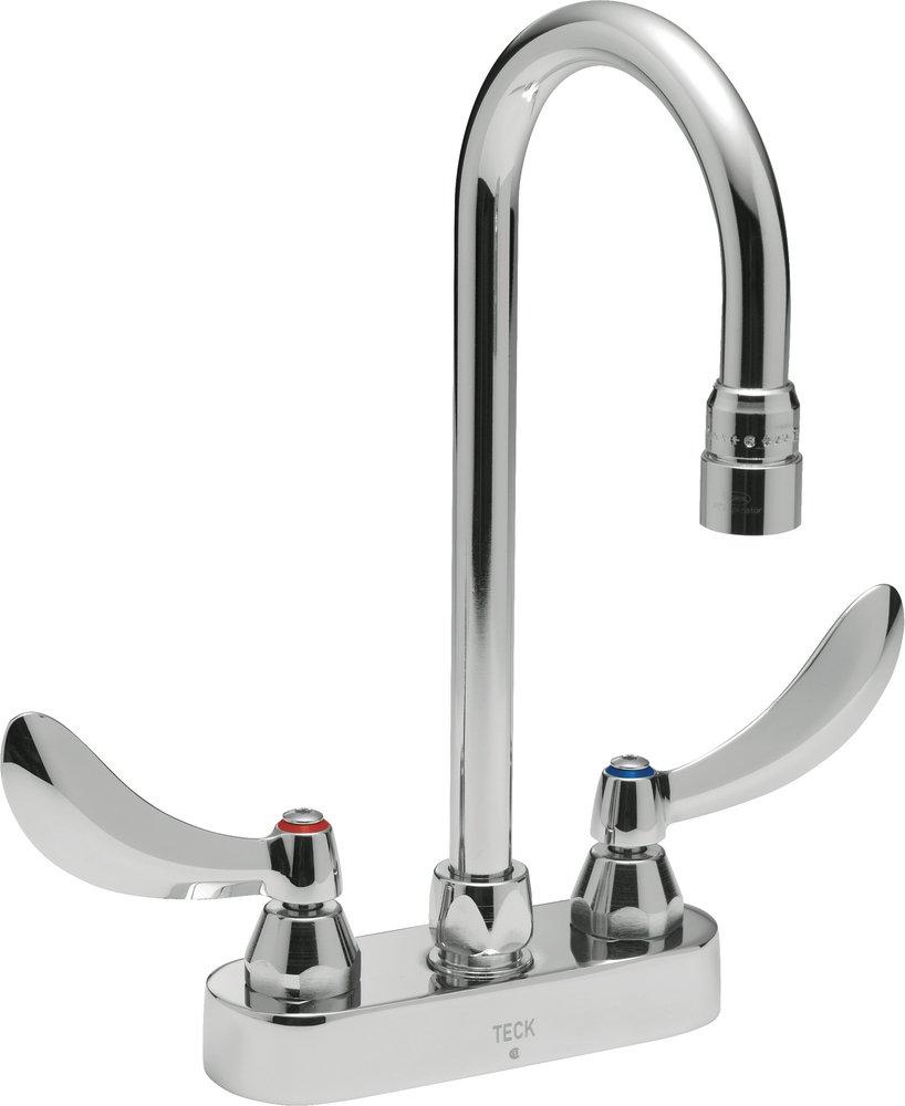 Delta Faucet Chrome Two Handle Monoblock Bathroom Sink Faucet 
