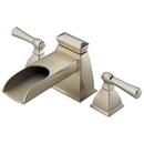 Brizo Brushed Nickel 3-Hole Deckmount Roman Tub Faucet with Double Lever Metal Handle (Trim Only) 