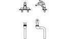 Delta Faucet Chrome Single Handle Centerset Bathroom Sink Faucet 