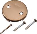 Toe Operated Plate with Screws Brilliance Brushed Bronze