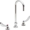 Delta Faucet Chrome Two Handle Wristblade Deck Mount Service Faucet 