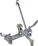 Delta Faucet Chrome Two Handle Lever Wall Mount Service Faucet 