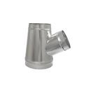 Cody Company 8 x 6 in. Galvanized Steel Duct Wye Branch 