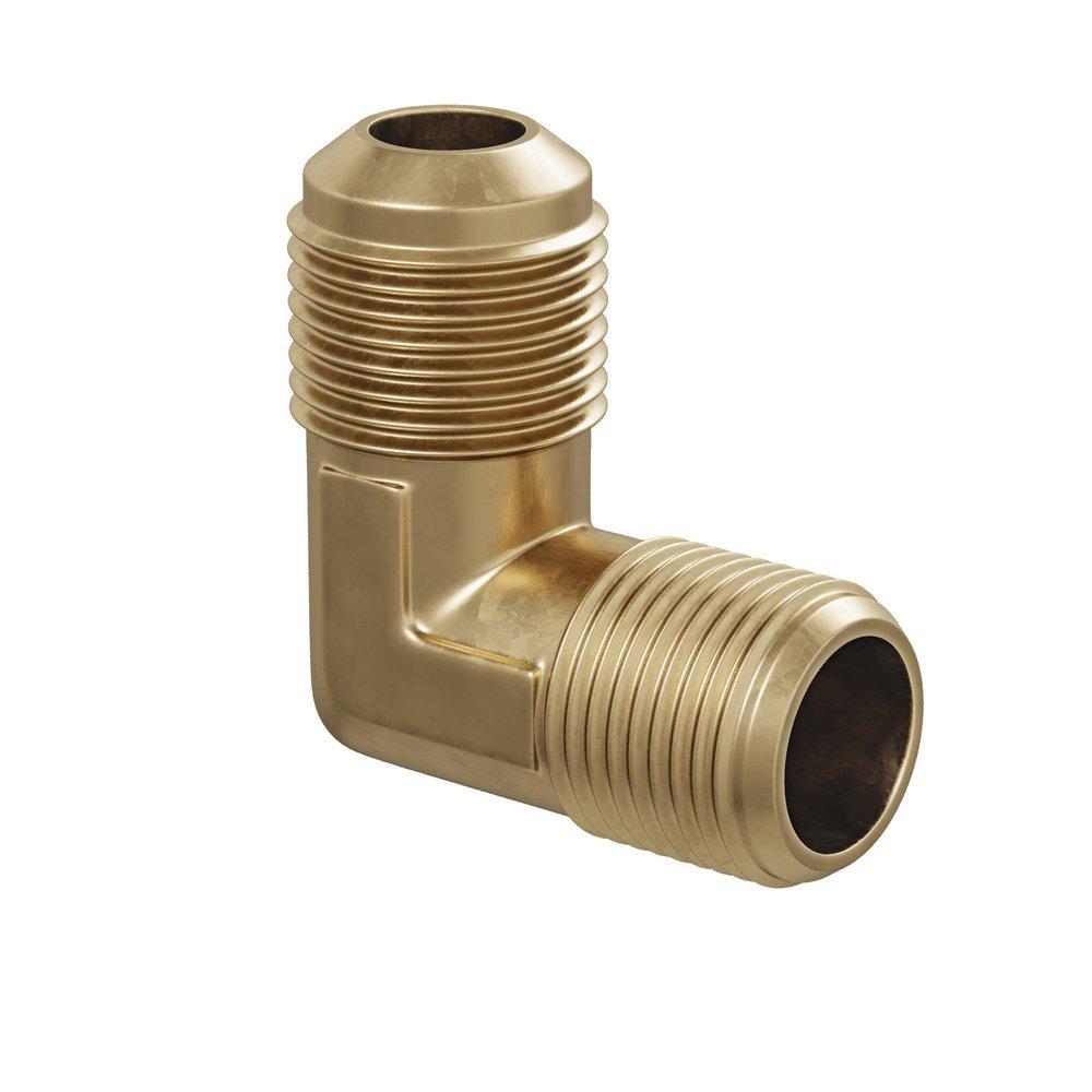 PROFLO&reg; OD x MIP Brass Floor Elbow 