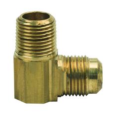 5/8 x 1/2 in. OD x MIP Brass Floor Elbow
