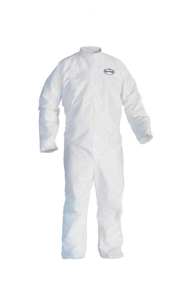 KleenGuard&trade; White A40 Ready-to-Go Coverall White 