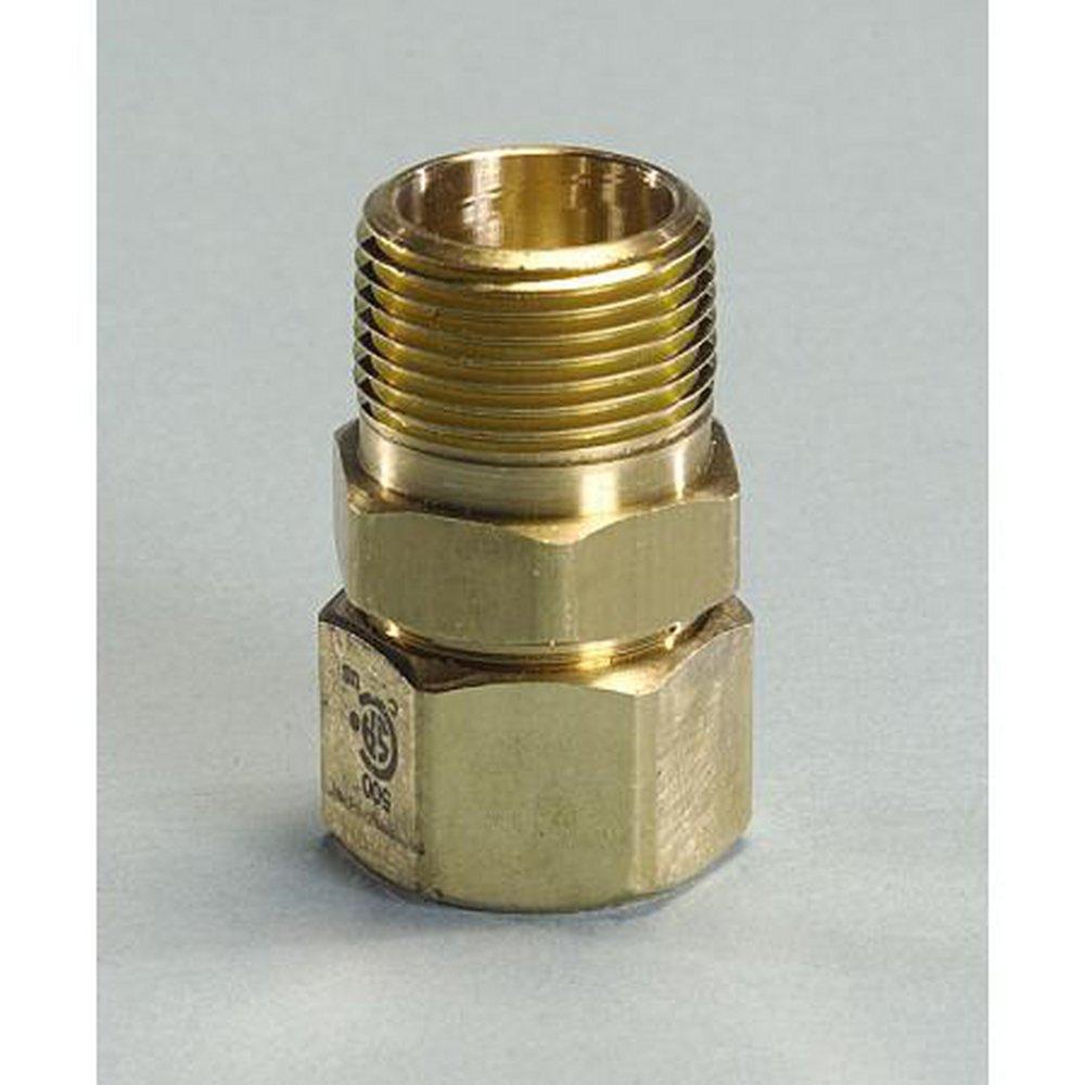 Omega Flex Tube x NPT Flexible Gas Pipe Brass Fitting 