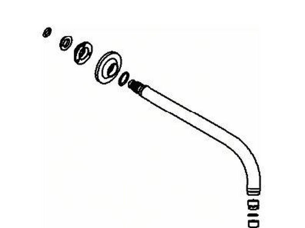 KOHLER Vibrant&reg; Brushed Nickel 6 in. Repair Kit 