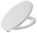 Closed Front Toilet Seat in White