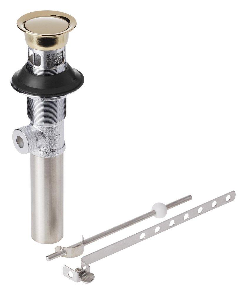 KOHLER French Gold Drain with Overflow Bathroom Sink Drain 